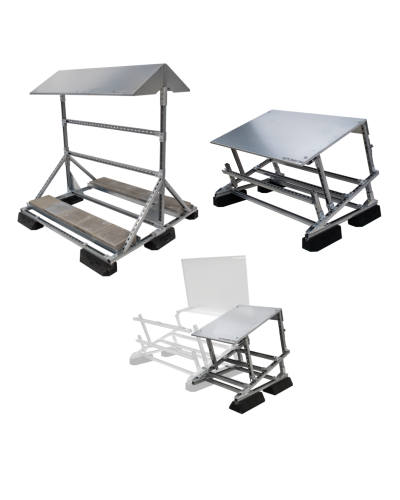 PVshelter inverter mounting frame