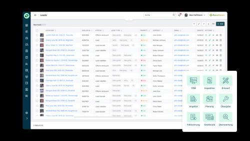 CRM and quotation module